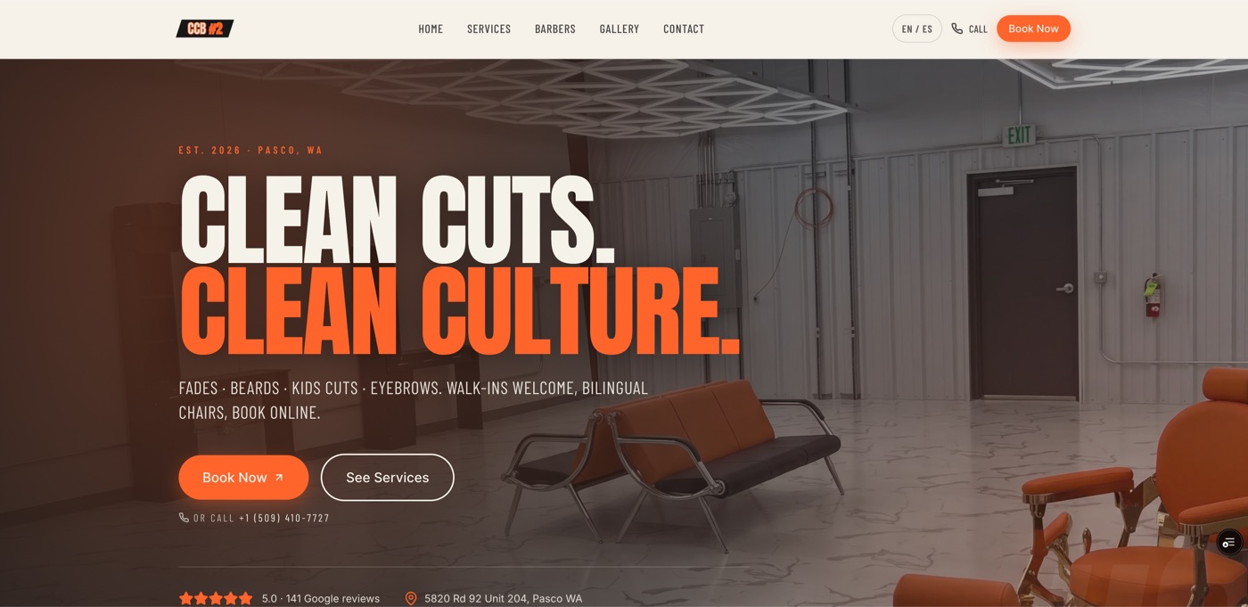 Clean Culture Barbershop second location